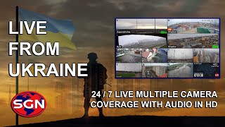 Live from Ukraine  247 Multiple Live Camera Views with Audio in HD April 1 2023 Part 2 [upl. by Marillin]