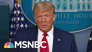 Trump Touts Stock Market Numbers After Dow Hits 30000 Amid Vaccine Transition News  MSNBC [upl. by Amerd267]