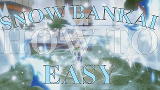 HOW TO BEAT SNOW BANKAI EASY  Type Soul [upl. by Margalo]