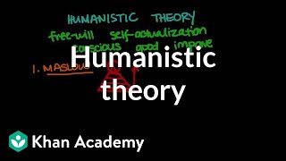 Humanistic theory  Behavior  MCAT  Khan Academy [upl. by Saire]