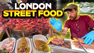 🇬🇧 Delicious Street Food From Londons Borough Market [upl. by Phelgon]