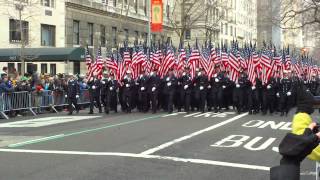 FDNY  Emerald Society Pipes amp Drums St Patricks Day Parade 2013 Part 1 [upl. by Suivatnod]