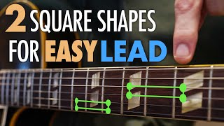 Get started playing lead guitar with these 2 easy square shapes Not sure where to start Start here [upl. by Maire]