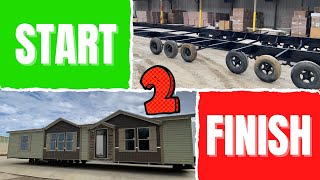 HERES HOW MOBILE HOMES ARE BUILT Start to finish manufacturing plant tour Winston Homebuilders [upl. by Keary814]