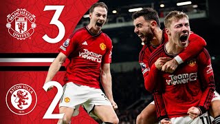 GARNACHO amp HOJLUND TO THE RESCUE 🤩  Man Utd 32 Aston Villa  Highlights [upl. by Nnazus]