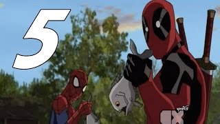 Deadpool in Ultimate SpiderMan 56 vs SpiderMan [upl. by Aihsein]