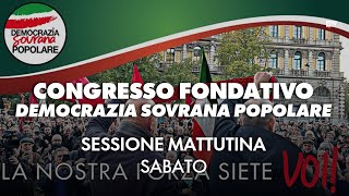 Congresso Democrazia Sovrana Popolare [upl. by Oca]