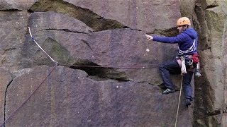 How to lead climb with two ropes [upl. by Ecirtram]