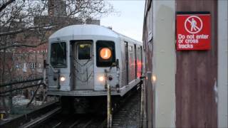 A C J L amp Z Trains at Broadway Junction [upl. by Ardnaxela]