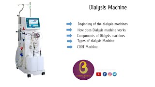 Dialysis Machine  Biomedical Engineers TV [upl. by Nnylaj]