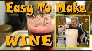 How to Make Easy Red Wine From Concentrate  Part 1 [upl. by Doble]