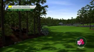 Course Flyover Augusta National Golf Clubs 13th Hole [upl. by Saretta]