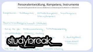 Personalentwicklung Instrumente Kompetenzen  Personalmanagement [upl. by Zashin]