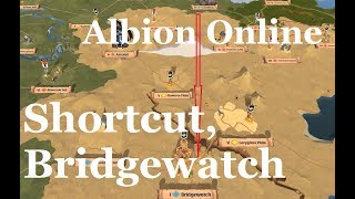 Albion Online  Caerleon to Bridgewatch fast almost safely [upl. by Ahsahtan]