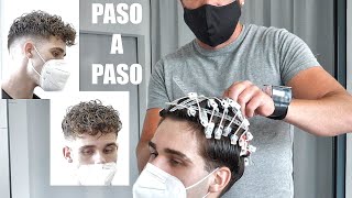 Como hacer una CRESTA MODERNA  Tutorial de Barberia by David Falla [upl. by Chimene]