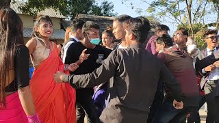 Tharu Wedding Dance DJ Bhojapuri VS Hindi songs 2021 in Chitwan [upl. by Meehsar]