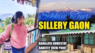 Sikkim Tour  NJP to sillery gaon Road Homestay  ramitey viewpoint GLOWINGGALLERY [upl. by Newel304]