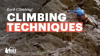 Rock Climbing Climbing Techniques [upl. by Ranjiv764]