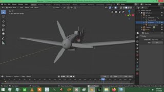 How to Animate a Propeller in Blender Tutorial [upl. by Kyte238]