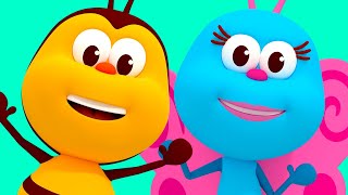 The Hokey Pokey Dance and More Songs  Kids Songs amp Nursery Rhymes  Boogie Bugs [upl. by Mcgannon]