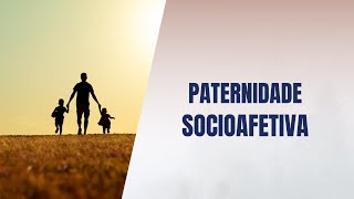 Paternidade socioafetiva [upl. by Young]