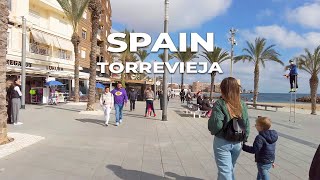 Torrevieja Spain 🇪🇸 Winter Walking Tour  Costa Blanca [upl. by Nawj]