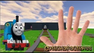 Thomas And Friends Finger Family Cartoon Activities For kids [upl. by Phippen]