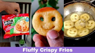 Potato French Fries McCain Smiles Crispy and Fluffy  shorts fries frenchfries crispy fastfood [upl. by Ecar]