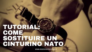 Cinturino Nato come si monta Tutorial  Montare cinturino nato [upl. by Miett]