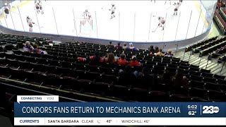 Bakersfield Condors welcome fans back for 2021 season [upl. by Anilys]