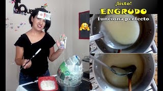 Como hacer Engrudo  how to make Engrudo  Flour Pasta [upl. by Nodaj]