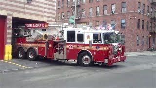 FDNY Responding Compilation 4 Full of Blazing Sirens amp Loud Air Horns Throughout New York City [upl. by Mychal]