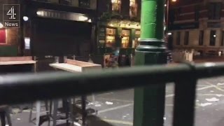 London Bridge Attack Amateur footage shows London attackers in Borough Market [upl. by Hecker]