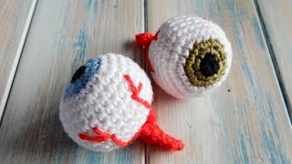 How to Crochet an Eyeball [upl. by Eyk817]