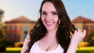 ASMR Bubbly Popular Girl FLIRTS with YOU roleplay  soft spoken Crush Confession f4a [upl. by Oirramaj944]