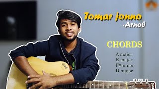 Tomar jonno nilche tara guitar chords  Arnob  Six Strings with Mahim [upl. by Etteinotna]