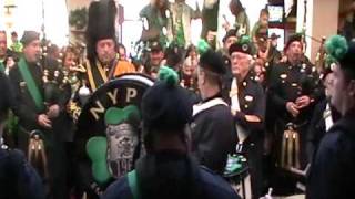 NYPD Emerald Society Bagpipes Live Binghamton NY March 6 2010 [upl. by Lynde]