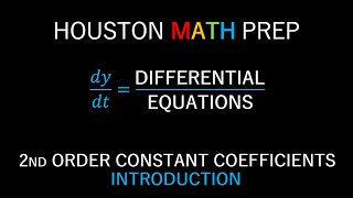 SecondOrder Homogeneous Equations Constant Coefficients Introduction [upl. by Mellisa700]