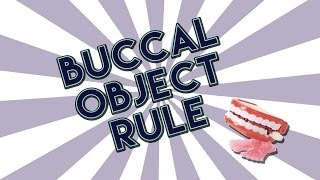 The Buccal Object Rule [upl. by Waylon621]