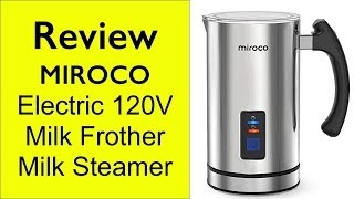 Review Miroco Milk Frother  How to make froth milk at home [upl. by Cowden970]