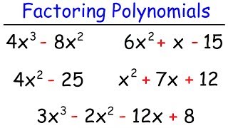 How To Factor Polynomials The Easy Way [upl. by Ariana481]