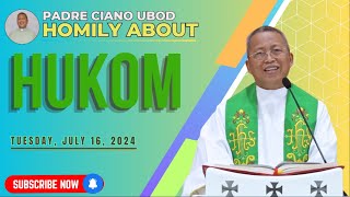 Fr Ciano Homily about HUKOM  7162024 [upl. by Oisacin317]