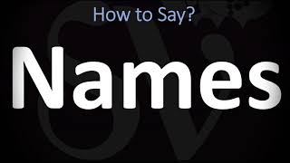 How to Pronounce Names CORRECTLY [upl. by Ecinuahs422]