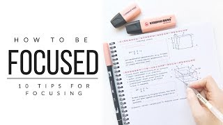 How I stay focused  10 tips for focusing  studytee [upl. by Annasiul]