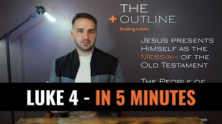 LUKE 4  In 5 Minutes  2BeLikeChrist [upl. by Evalyn]