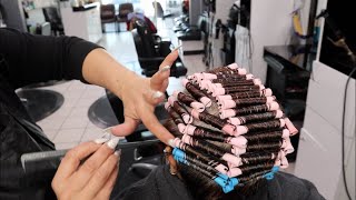 Como Ondular El Cabello Para Hombres  Permanente Pelo Liso A Rizado [upl. by Coke]