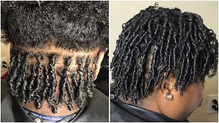 How To Start Locs  4 B Hair [upl. by Eimarrej]