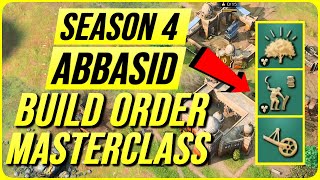 THE BEST Season 4 Abbasid Build Order [upl. by Dhar]