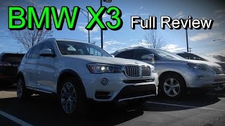 2016 BMW X3 Full Review  X3 28i 28d 35i amp xDrive [upl. by Kimmie]