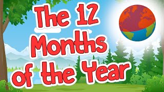 Twelve Months in a Year  More  LEARN MONTHS OF THE YEAR  Mother Goose Club Phonics Songs [upl. by Sorcim946]